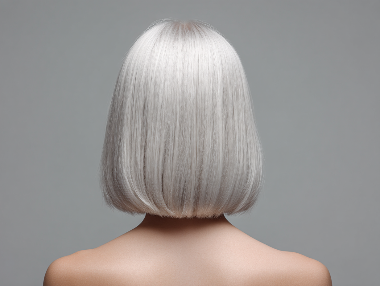 Platinum Blonde Casual Wave Hairstyle